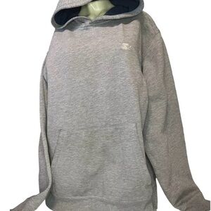 Starter Hoodie Mens  Size M Gray Pullover Sweatshirt with Starter Logo